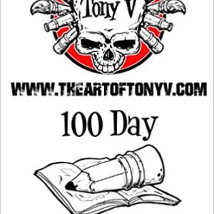 The Art of Tony V 100 day drawing challenge book.