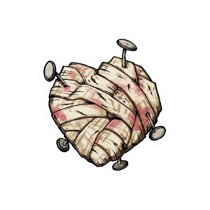 Voodoo Heart Sticker