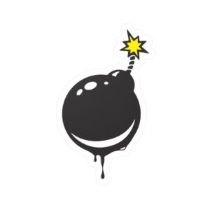 Boom! Contour cut vinyl sticker