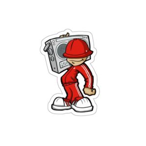 Old School B-Boy diecut sticker