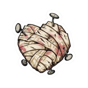 Voodoo Heart Die Cut sticker